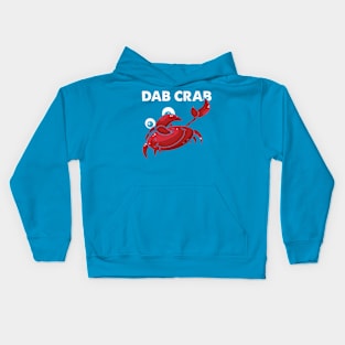 Dab Crab - Funny Seafood Shirt Kids Hoodie